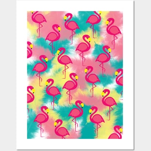 Flamingo Power Posters and Art